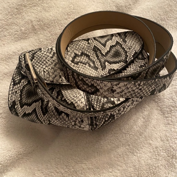 Snake print crossbody belt bag - Picture 3 of 3